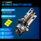2X NOVSIGHT 9005 HB3 LED Headlight Bulb for High Low Beam (6500K, 40000LM)