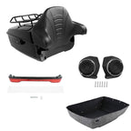 LED Backrest Rack Speakers for Harley Touring (2014–2026)