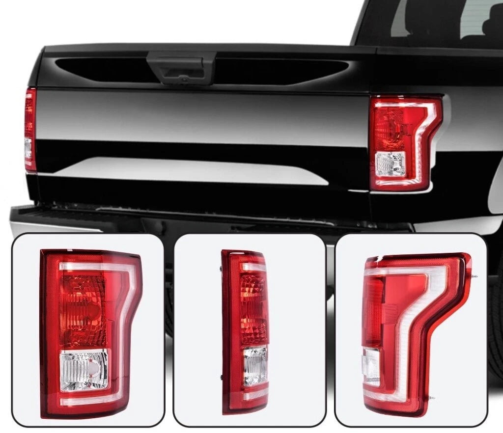 Halogen Tail Light Assembly for Ford F-150 (2015–2017) Right Side W/Bulb