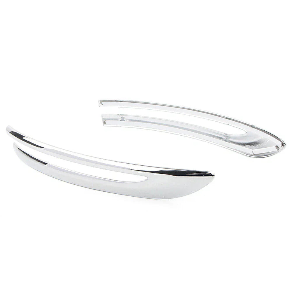 ABS Chrome Rear View Mirror Stripe Covers for Nissan Kicks (2017-2019)