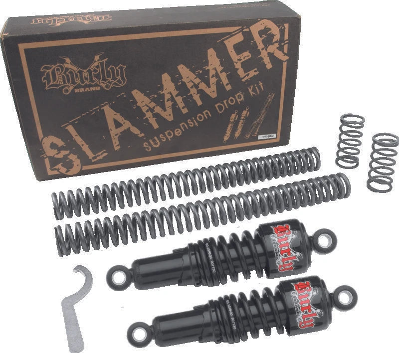 Burly Brand Slammer Kit for Harley Davidson Touring (1990–2023) - Lowering