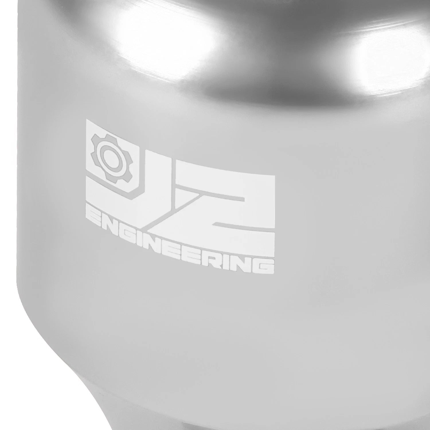 Universal Aluminum Cylindrical Shift Knob for Cars (Silver)