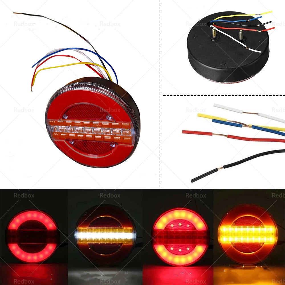 2X LED Tail Lights for Trailer Truck Ute