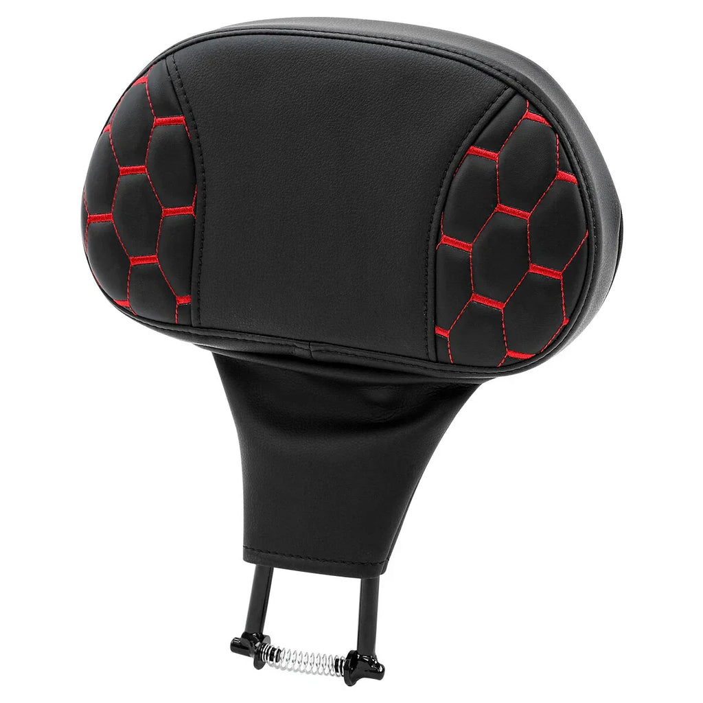 Backrest Pad Black Red for Harley Road Glide FLTRXSE (1988-2023)