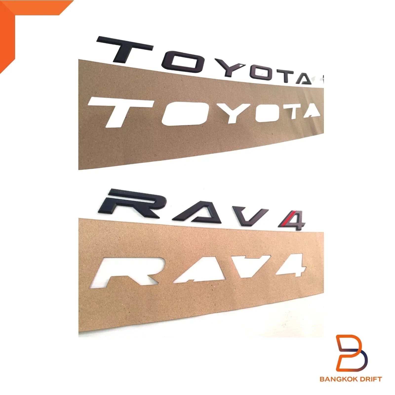 3D Acrylic Logo Emblem Badge for Toyota RAV4 (2019-2023)