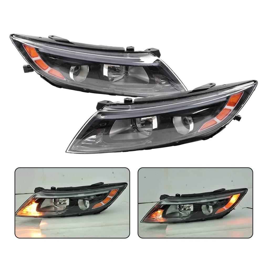 Pair of Headlights for Kia Optima (2014–2015) Halogen Projector