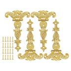 Set of 4 Zinc Alloy Antique T Hinges for Various Applications