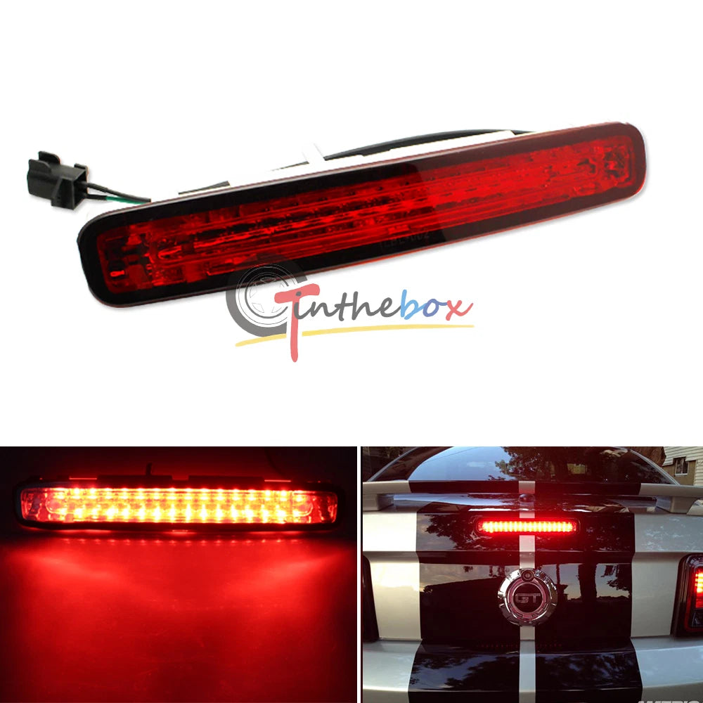 Red LED Third Tail Brake Light for Ford Mustang (2005–2009)