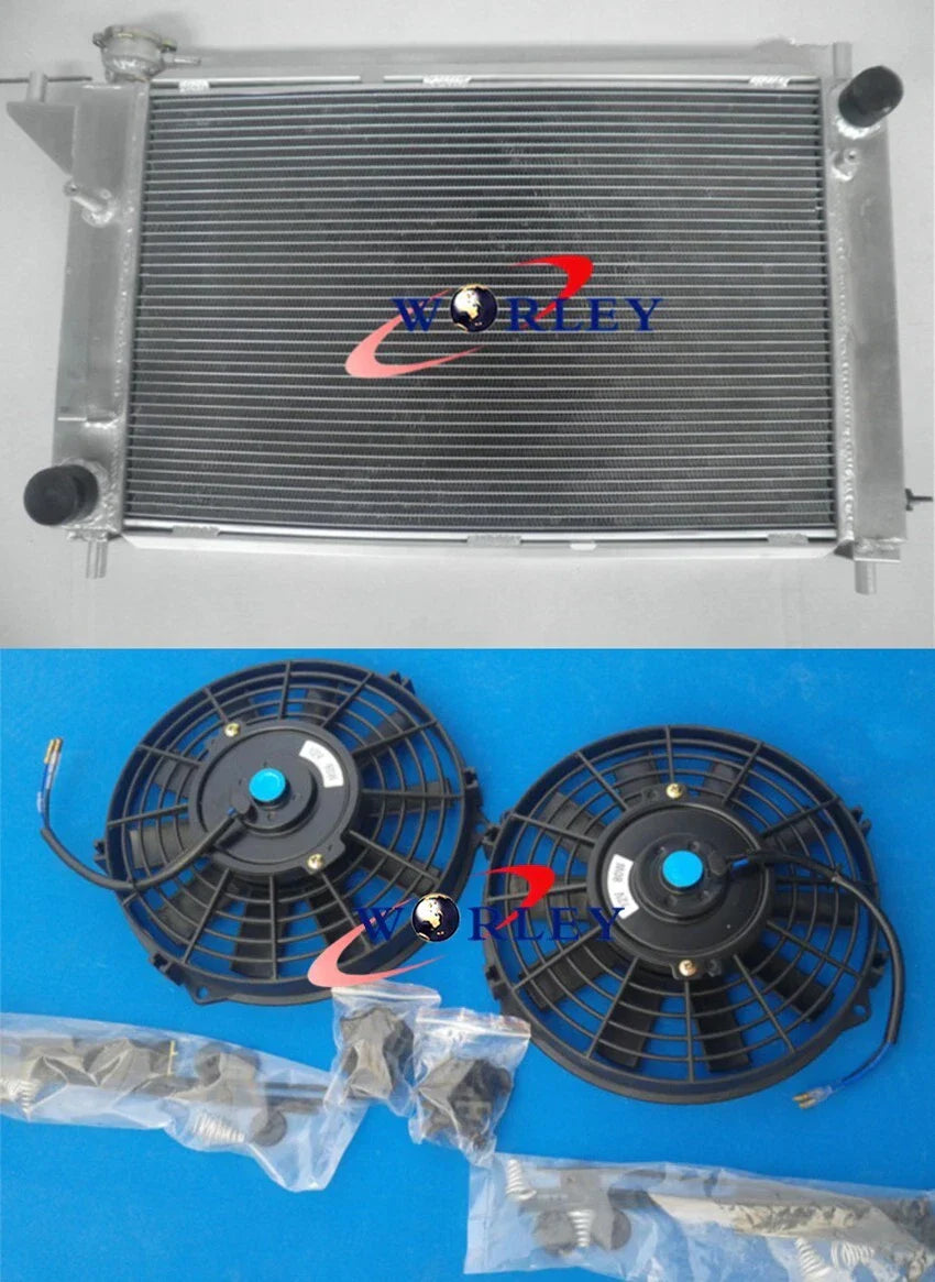 3 Row Aluminum Radiator + Fan for 1994-1995 Ford Mustang GT/GTS/SVT (1994-1995)