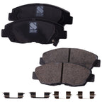 Front Brake Disc Rotors and Pads Kit for Honda Accord Acura CL (1998–1999)