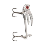 Fishing Lures Set of 4 Metal Spoon Baits Iron Plate Vib Road Bait