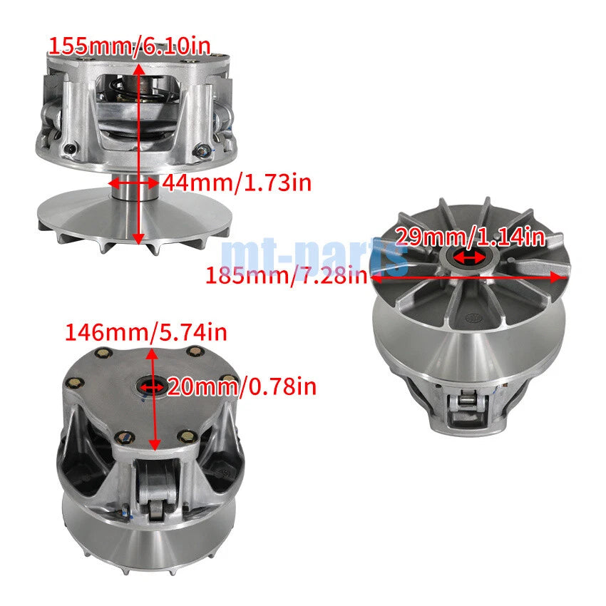 Primary Drive Clutch for Polaris RZR 570, Ranger 570, Ranger 500 (2015–2022)