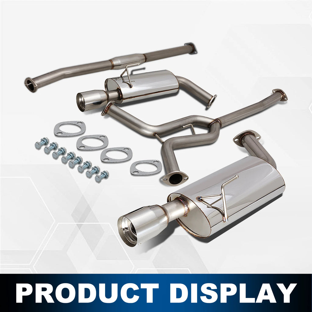 Catback Exhaust System Kit for Nissan Maxima A34 (2004–2008) 4" Dual Muffler Tip