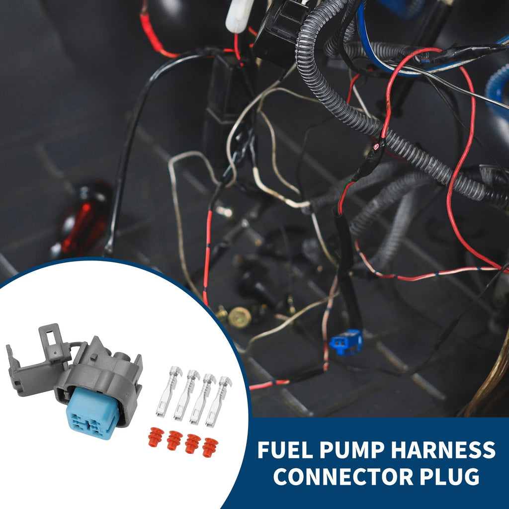 Set of 4 Pin Fuel Pump Harness Connector Plug for Honda Civic (2006–2011)