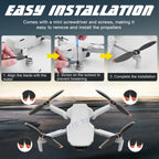 Low-Noise Airscrew Set Replacement Flight Props for DJI Mavic Mini 2 (2020-2023)