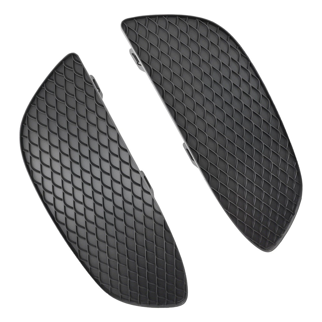 Pair Front Bumper Fog Lamp Grille for Mercedes-Benz C300 (2015–2018)