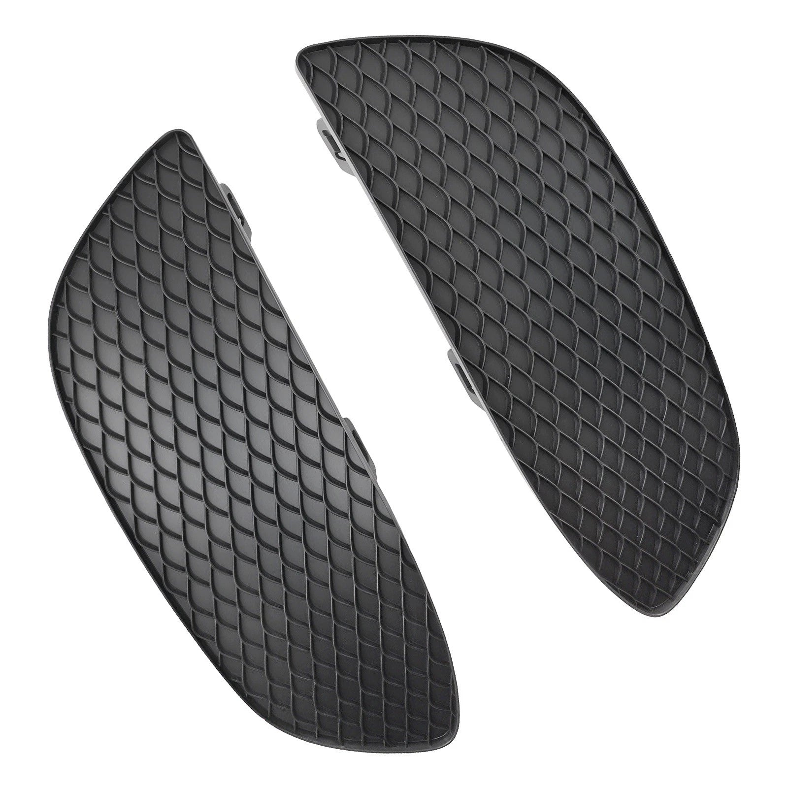 Pair Front Bumper Fog Lamp Grille for Mercedes-Benz C300 (2015–2018)