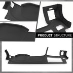 Soft TPE Dash Cap & Defrost Vent Cover for Silverado Sierra (2007–2013)