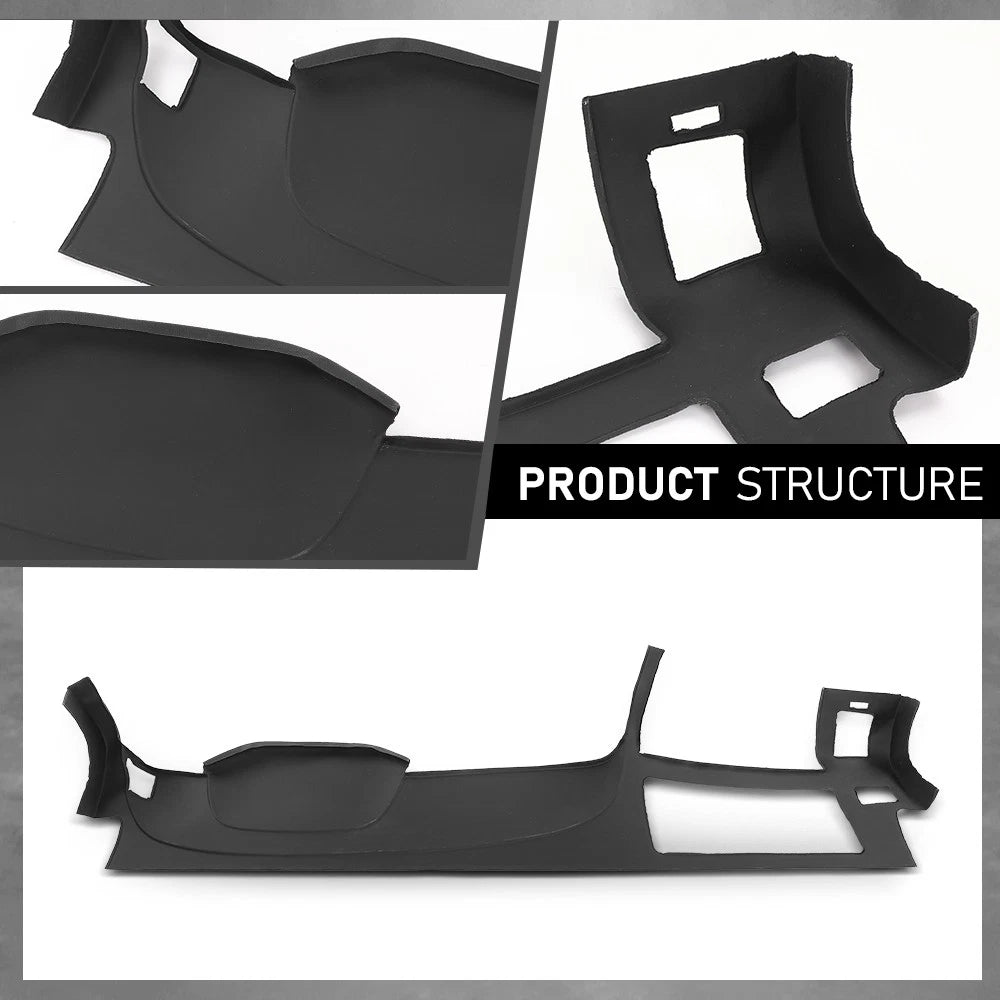 Soft TPE Dash Cap & Defrost Vent Cover for Silverado Sierra (2007–2013)