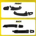 2X Black Front Door Handle for Pontiac G6 (2005–2010) LH+RH