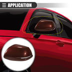 Left Side View Mirror Cover Trim for Honda CR-V (2012–2016) ABS Brown