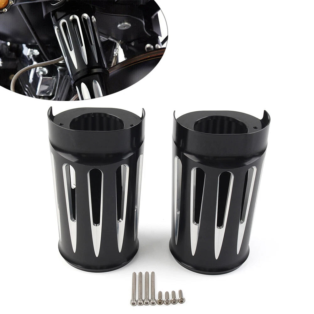 Fork Boot Slider Covers for Harley Electra Street Road Glide King CVO (2014–2022)