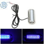 Set of 2 Blue 27 LED Underwater Transom Lights for Marine Boat