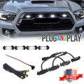 Raptor Style LED Front Grill Lights Kit for Toyota Tacoma (2016–2019)