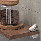 Adjustable Glass Shelf Bracket for Bookshelves and Display Shelves