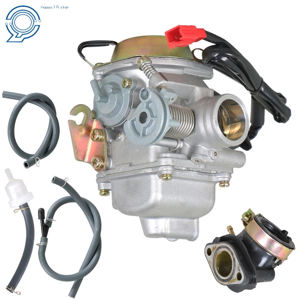 Carburettor & Intake Manifold Boot for Yerf Dog Spiderbox 150cc (2000–2005)