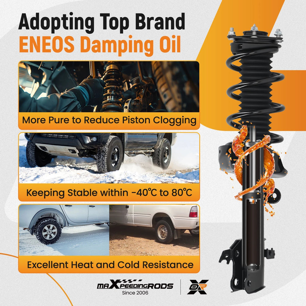 Complete Struts Shocks Set for Honda CR-V EX EX-L LX Touring (2012–2014)