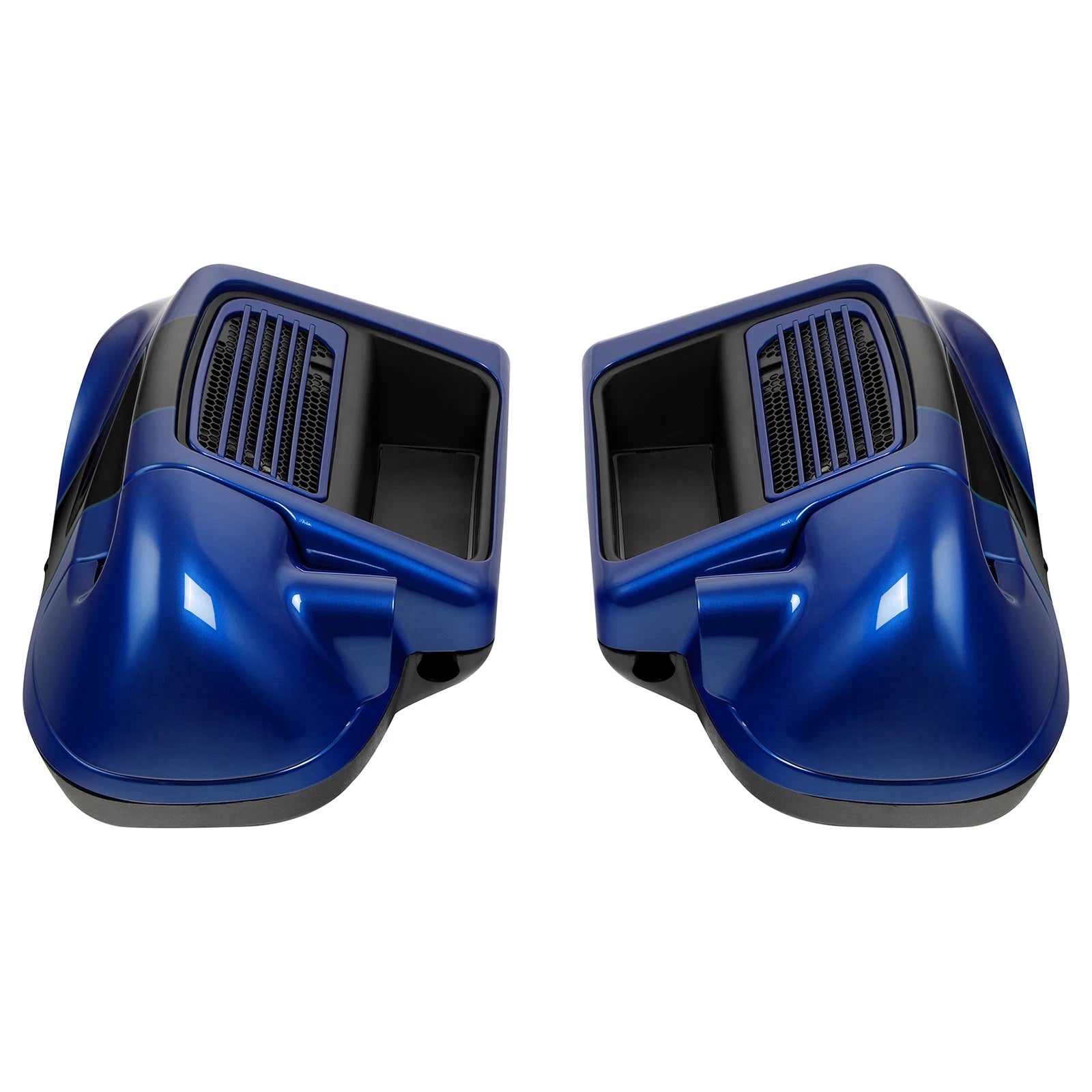 Vented Fairing Lowers for Harley Road Glide (2014–2024) Candy Cobalt/Indigo Ink