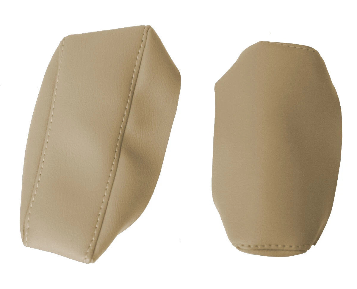 Leather Center Console Lid Armrest Cover for BMW E60 (2003–2010) Beige