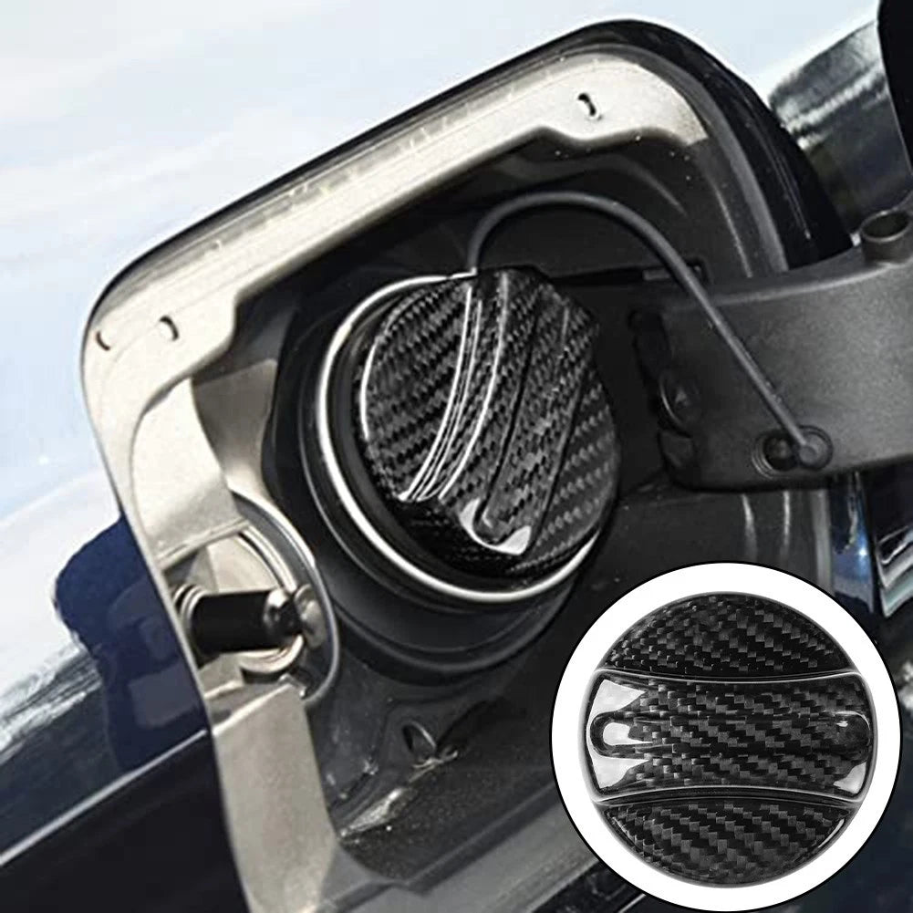 Carbon Fiber Fuel Cap Cover for BMW F02 F10 F15 (2010–2017)