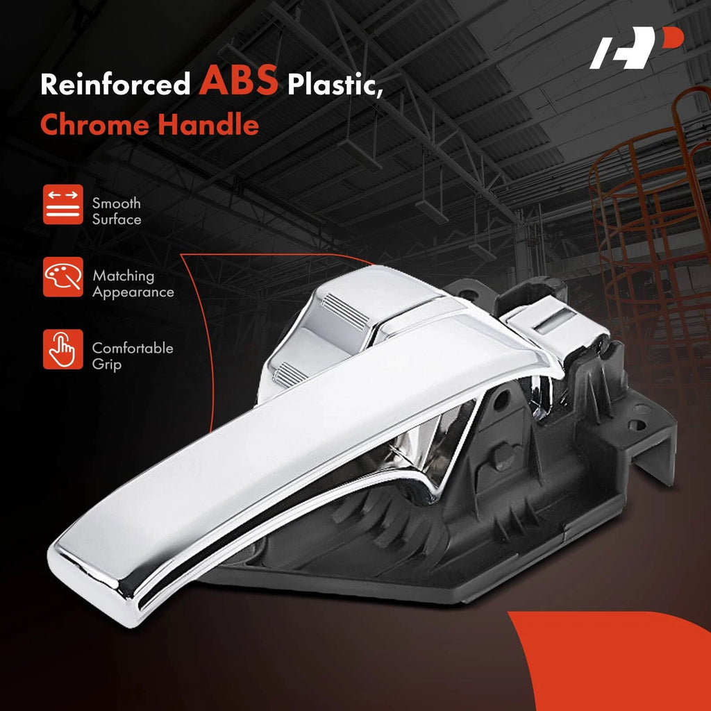 Right Rear Chrome Interior Door Handle for Toyota Tundra (2007–2021)