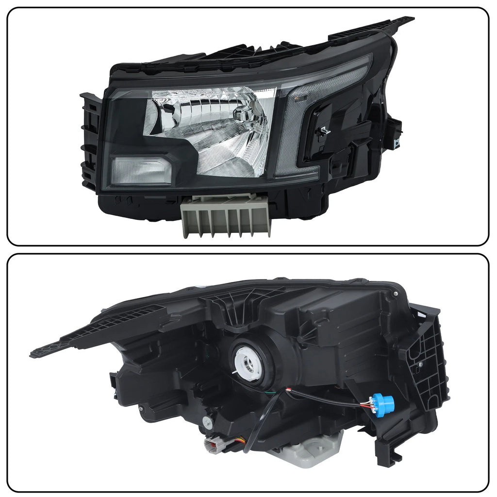 Driver Side Halogen Headlight for Nissan Frontier (2022-2023) Black