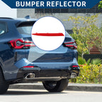 Bumper Reflector No. 63148083833 for BMW X3 (2022–2024) Red Rear Left