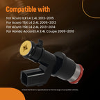 Set of 4 Fuel Injectors for Honda CR-V Accord Civic 2.4L