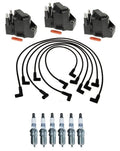 3X Ignition Wires Coils & 6 Spark Plugs Kit for Chevy Pontiac Firebird (1993–2002)