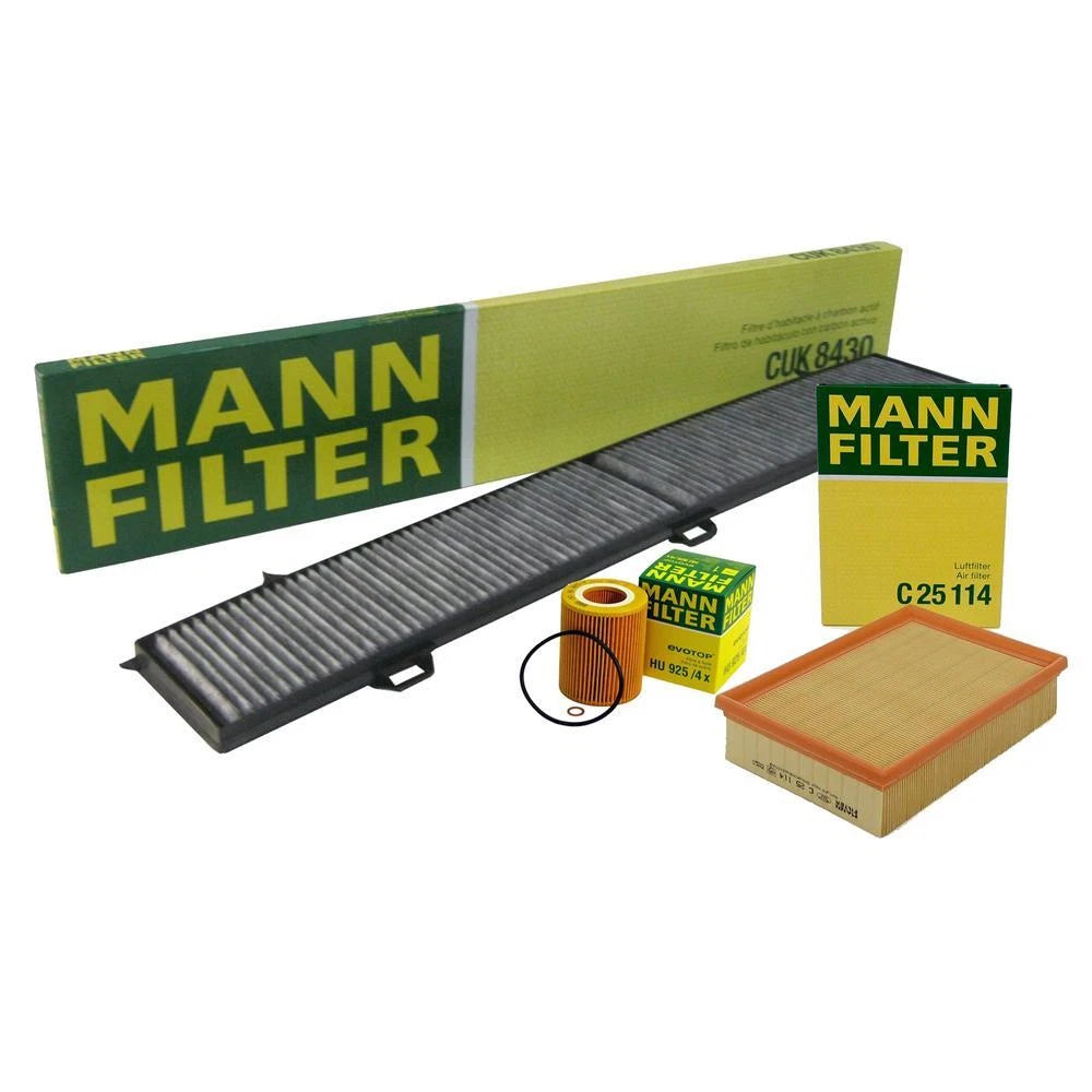Mann Oil Air Carbon Cabin Filter Service Kit for BMW E46 330Ci (2001–2006)