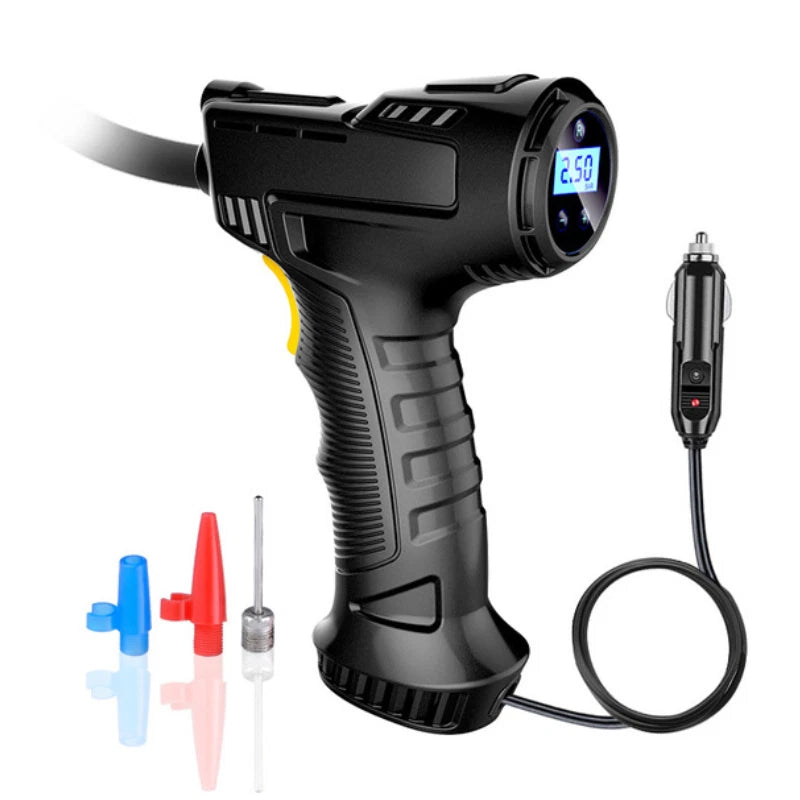 Digital Air Tire Pump Inflator Compressor for Auto (150PSI, 12V)