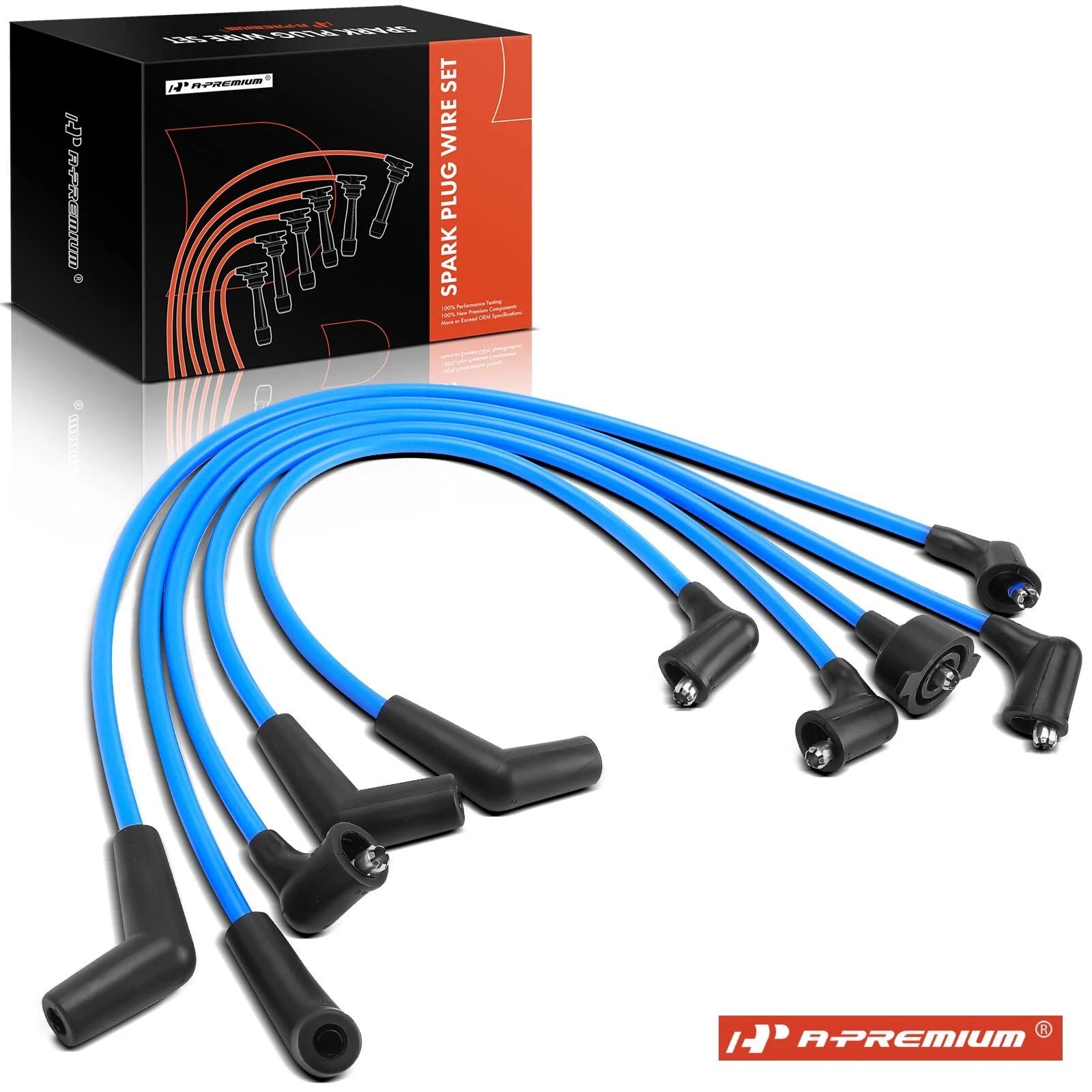 5X Spark Plug Wire Sets for Honda Prelude (1983–1987) L4 1.8L