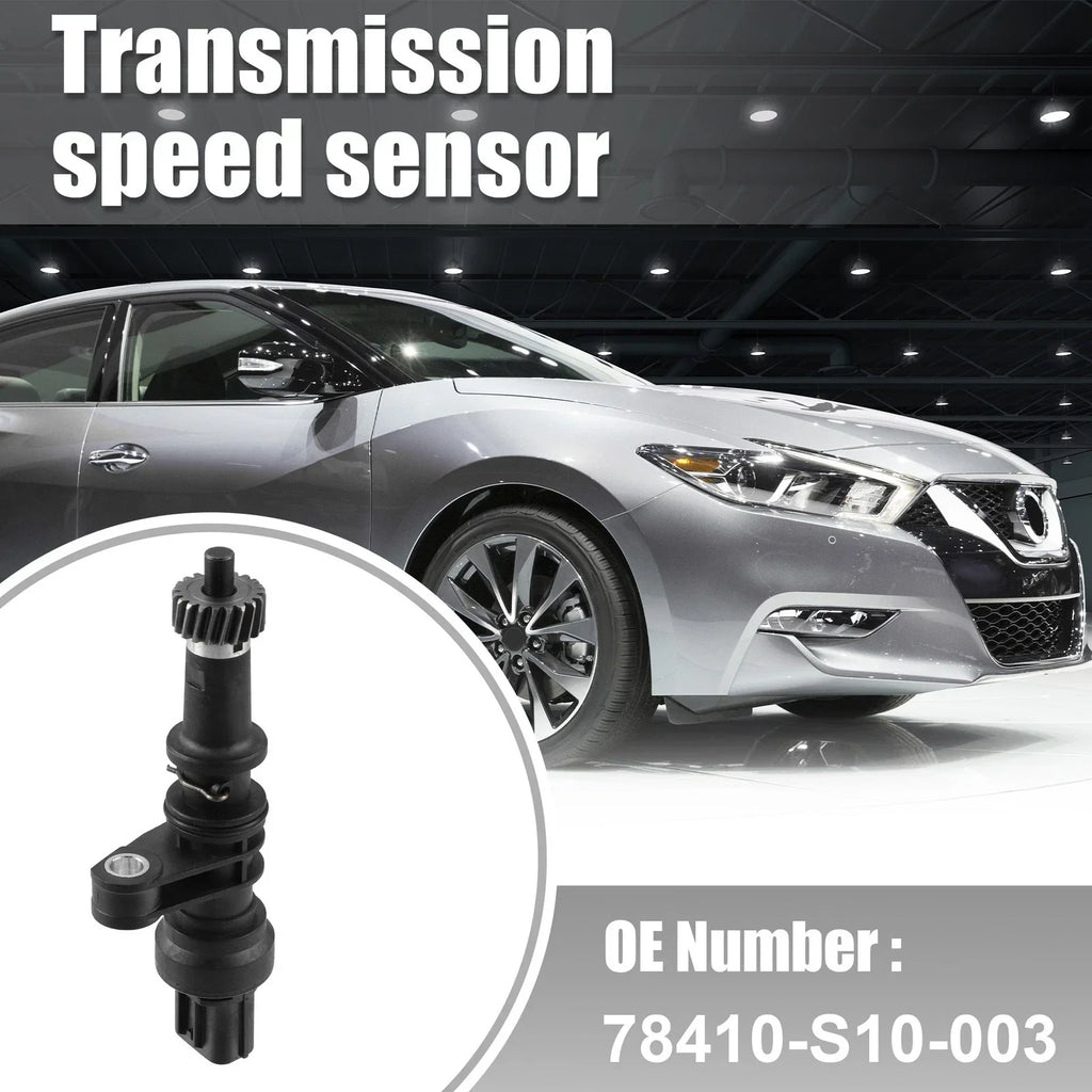 Transmission Speed Sensor for Honda (78410-S10-003) 3 Pins Plastic Metal Black