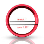Red Alloy Engine Start Button Surround Ring Cover Trims for Audi A4 S4 (2013–2019)