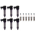 Set of 6 Ignition Coils & 6 Iridium TT Spark Plugs for GM 3.0L 3.6L V6 (0.04)