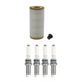 Wix Engine Oil Filter & NGK Spark Plugs Set for Audi A3 A6 TT Quattro, VW Beetle Golf