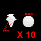 10Pcs Plastic Rivets Clips 51411973500 for BMW 