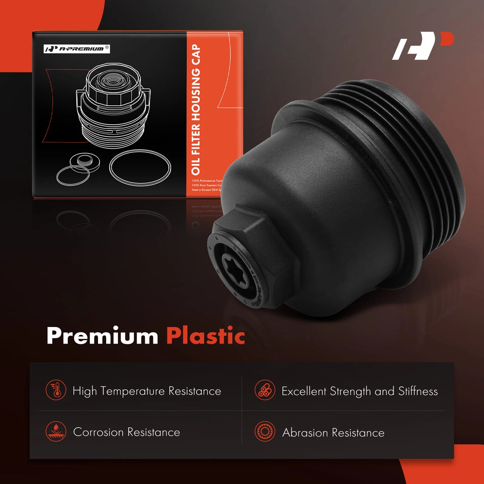 Engine Oil Filter Housing Cover Cap for BMW X1 X2 (2018-2023)
