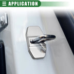Set of 4 Door Latch Lock Covers for Mercedes-Benz AMG GLC (634149277346)