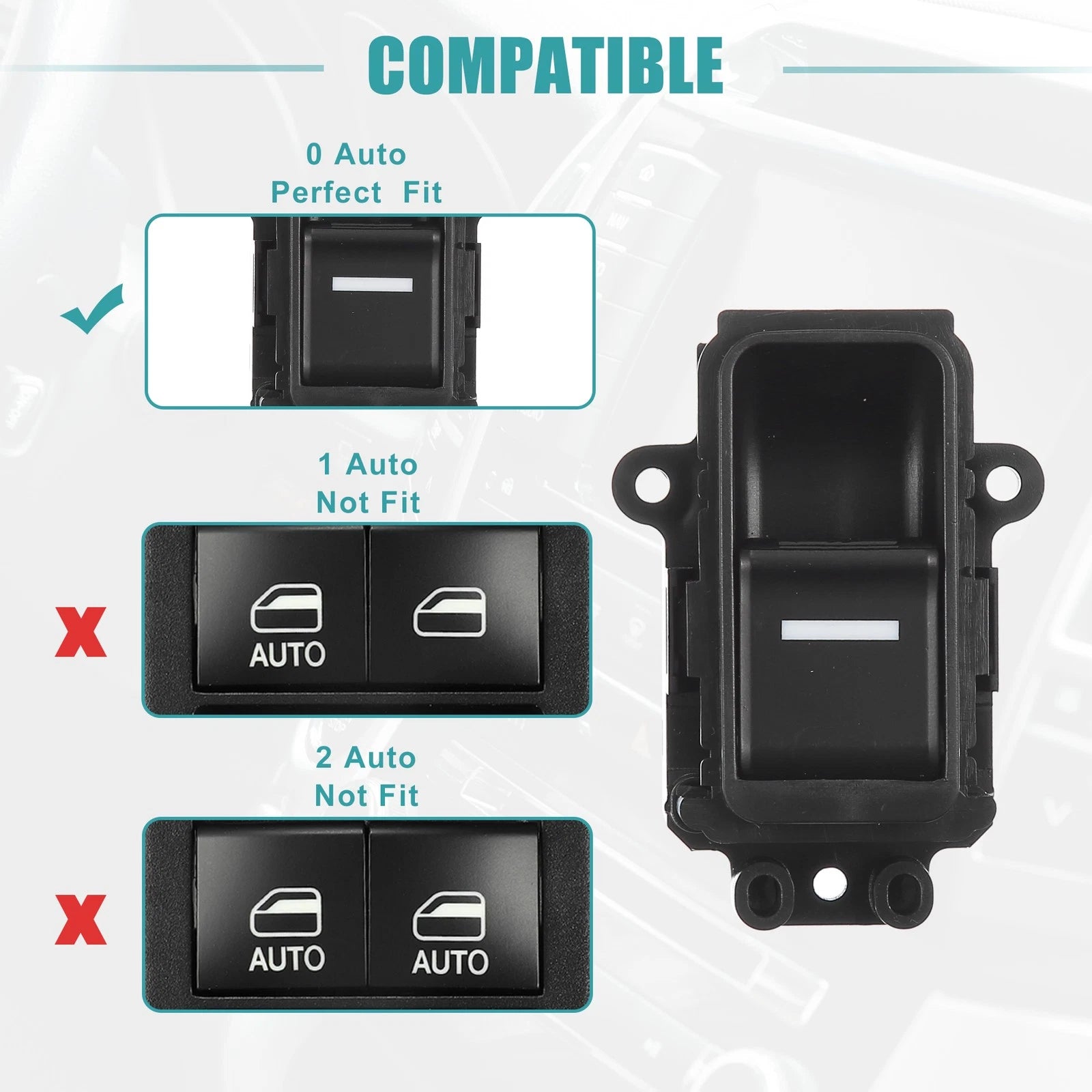 Passenger Side Power Window Switch for Honda Accord (2003–2007) 35770-SDA-A21